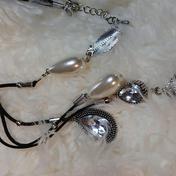 JACQUELINE KENT Leather Cord Stayememt Necklace - Picture 7 of 12